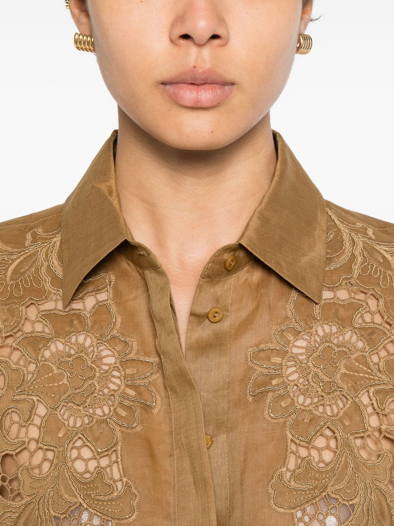 Cali floral-embroidery shirt 5