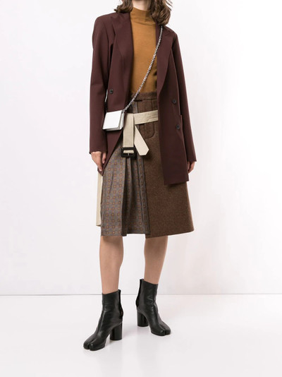 Maison Margiela trench detail A-line skirt outlook