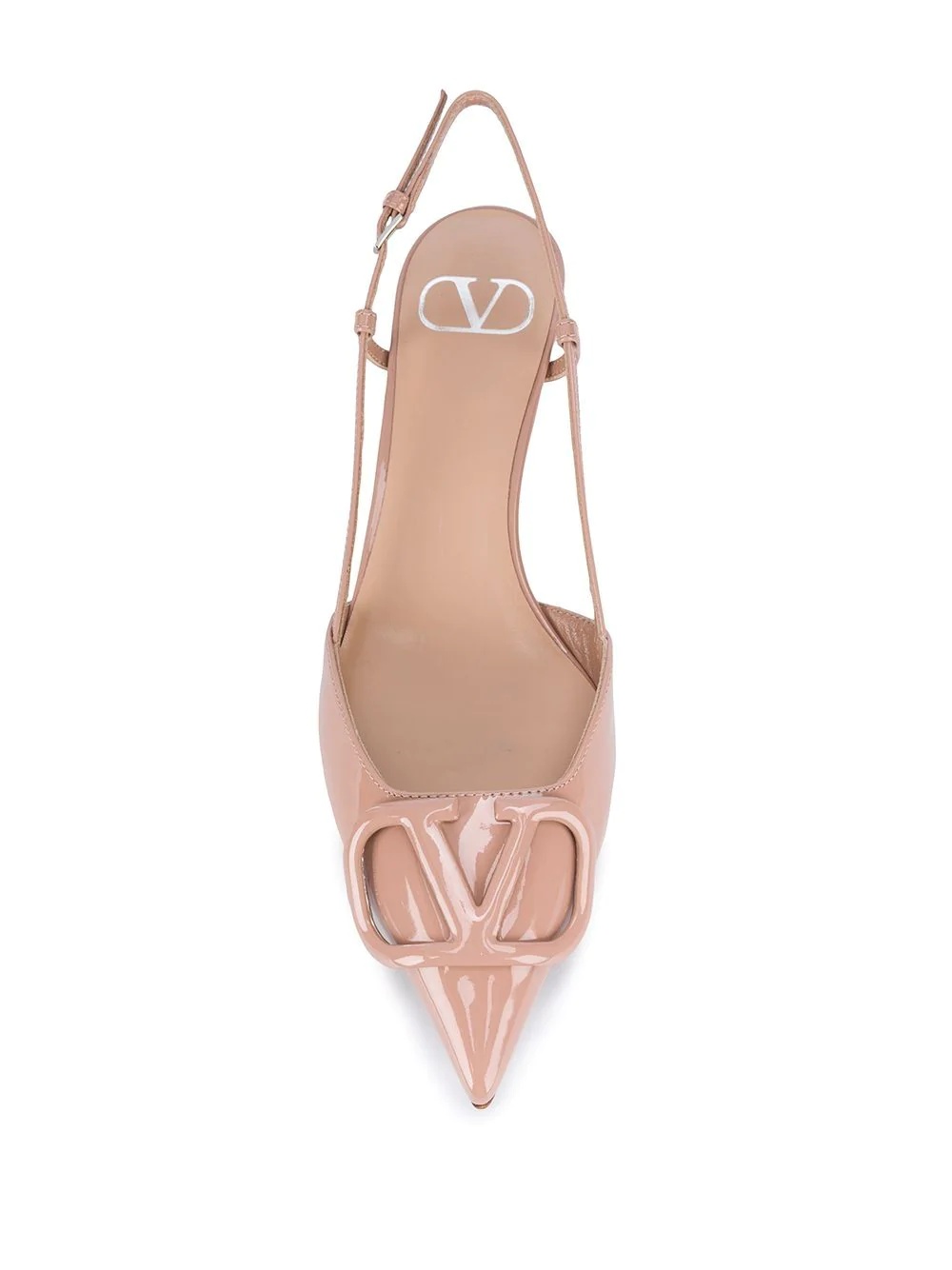 VLOGO 40mm slingback logo pumps - 2