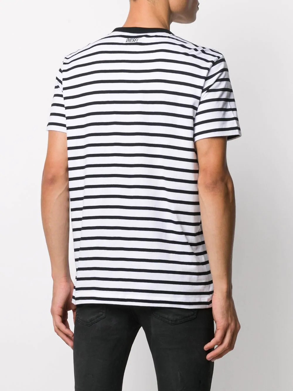 striped cotton t-shirt - 4