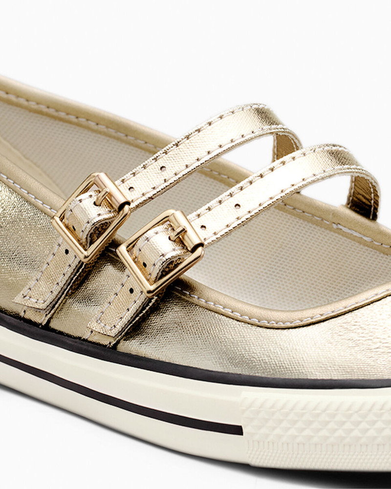 Chuck Taylor All Star Dainty Mary Jane Metallic Canvas 9