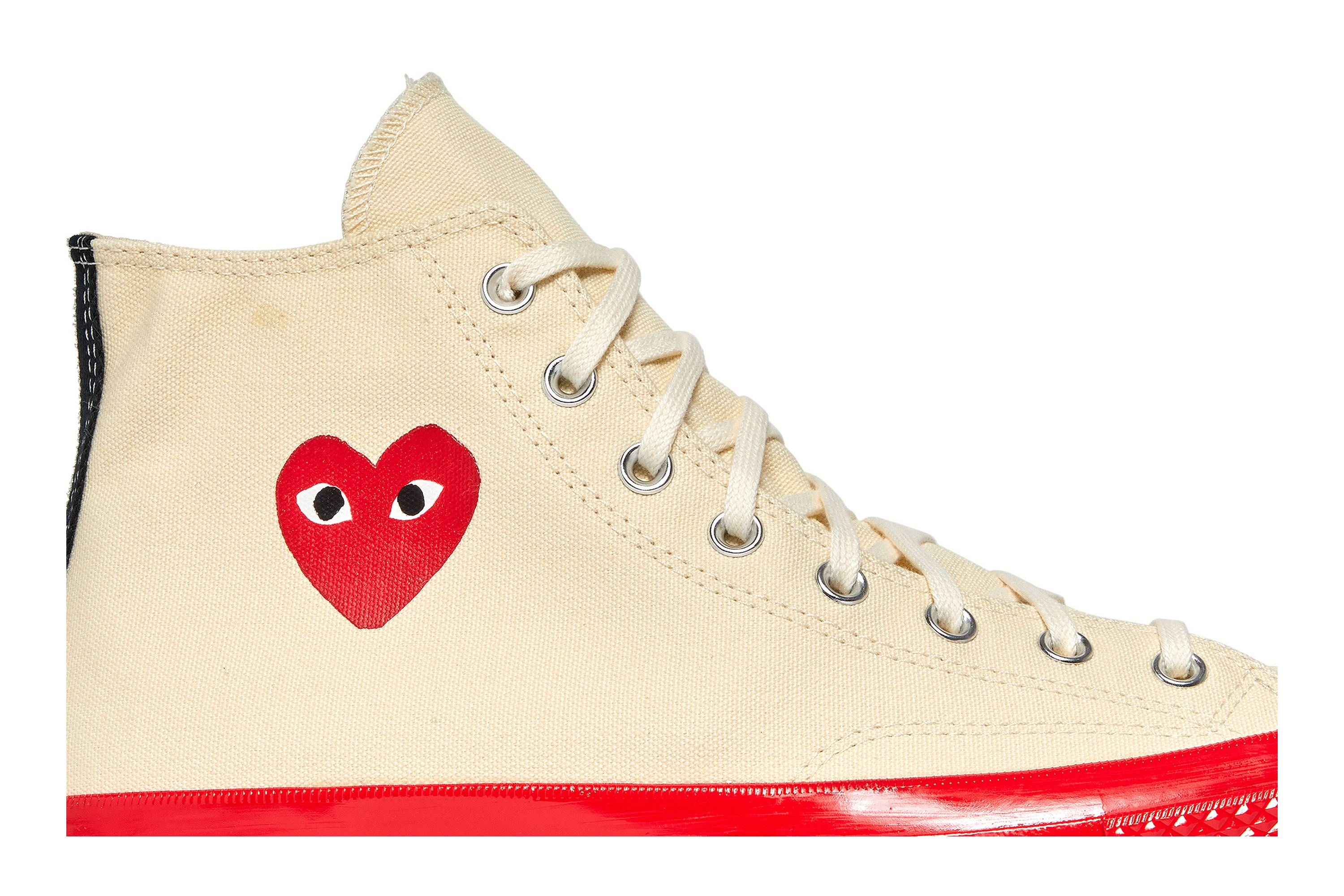 Comme des Garçons Play x Chuck 70 High 'Pristine Red' - 2