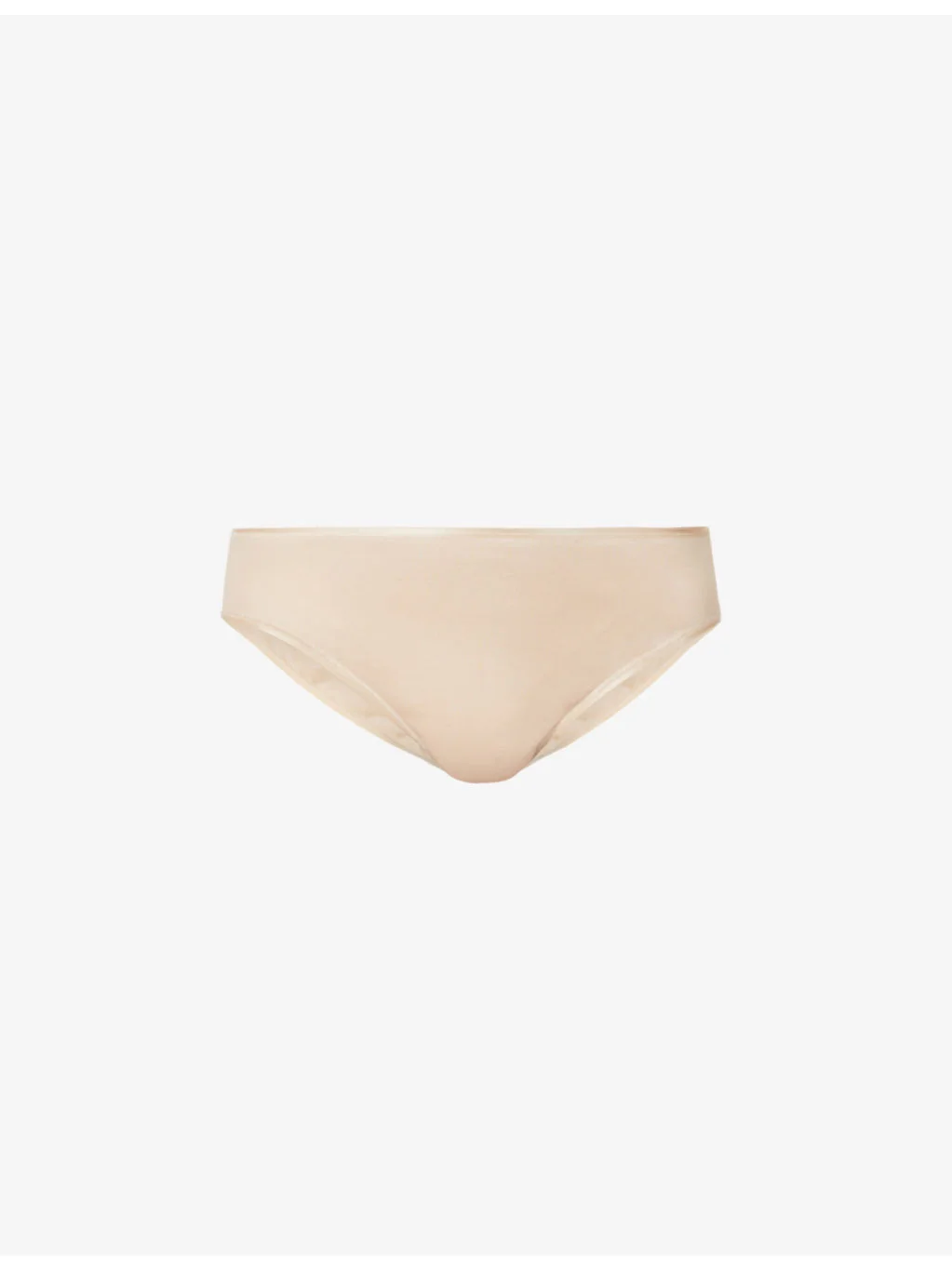 Seamless Midi mid-rise cotton-jersey briefs - 1