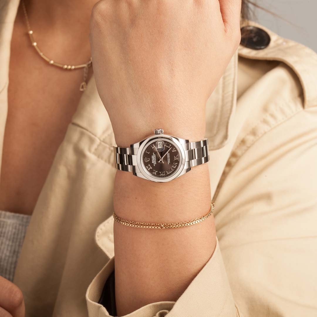 Rolex Lady Datejust 279160 Dark Grey Roman Dial - 5