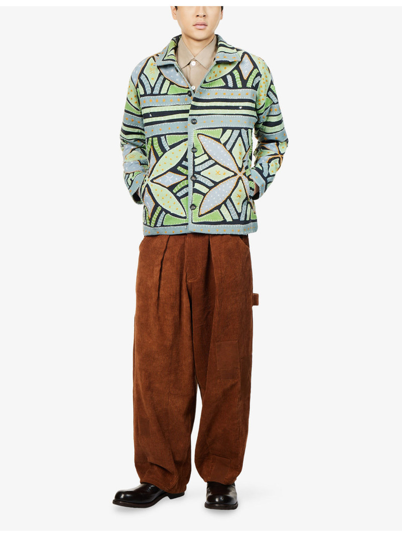 KARTIK RESEARCH Godhadi Quilt Embroidered Cotton Jacket outlook