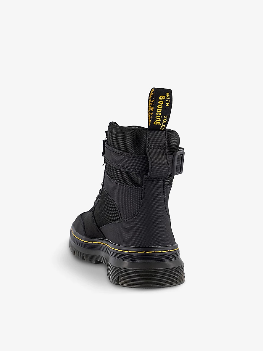 Combs Tech Element leather and nylon ankle boots - 4