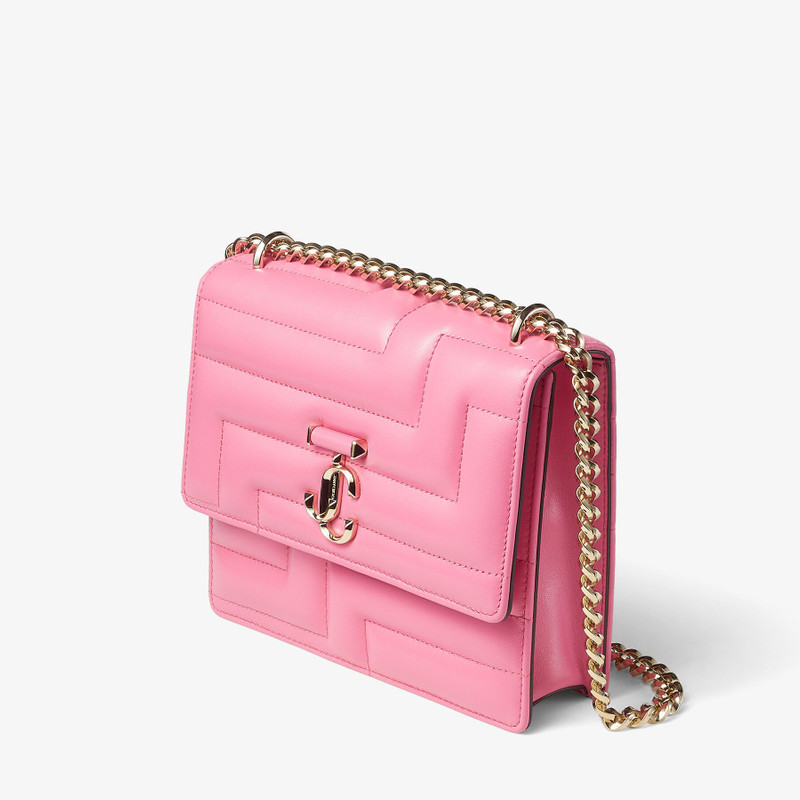 Varenne Avenue Quad
Candy Pink Avenue Nappa Leather Bag with Light Gold JC Emblem 5