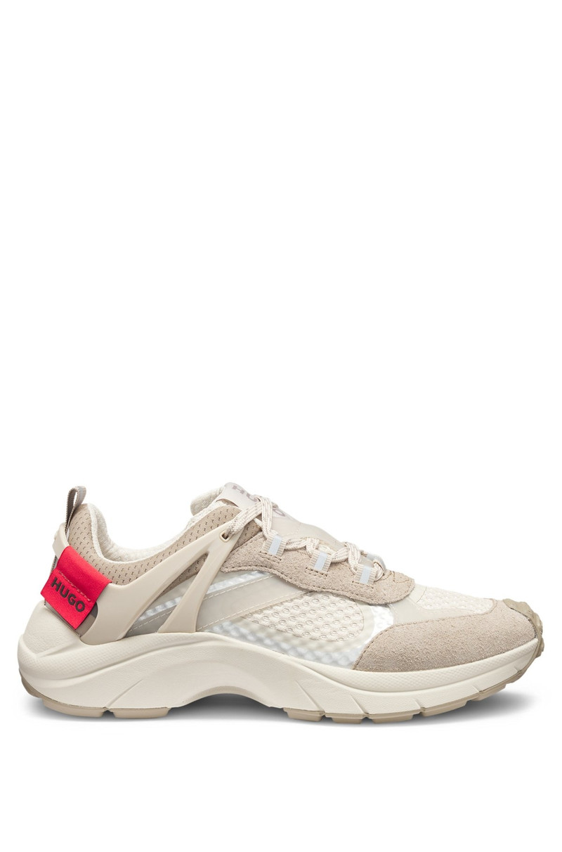 SIGNATURE TRAINERS WITH MESH AND SUEDE 1