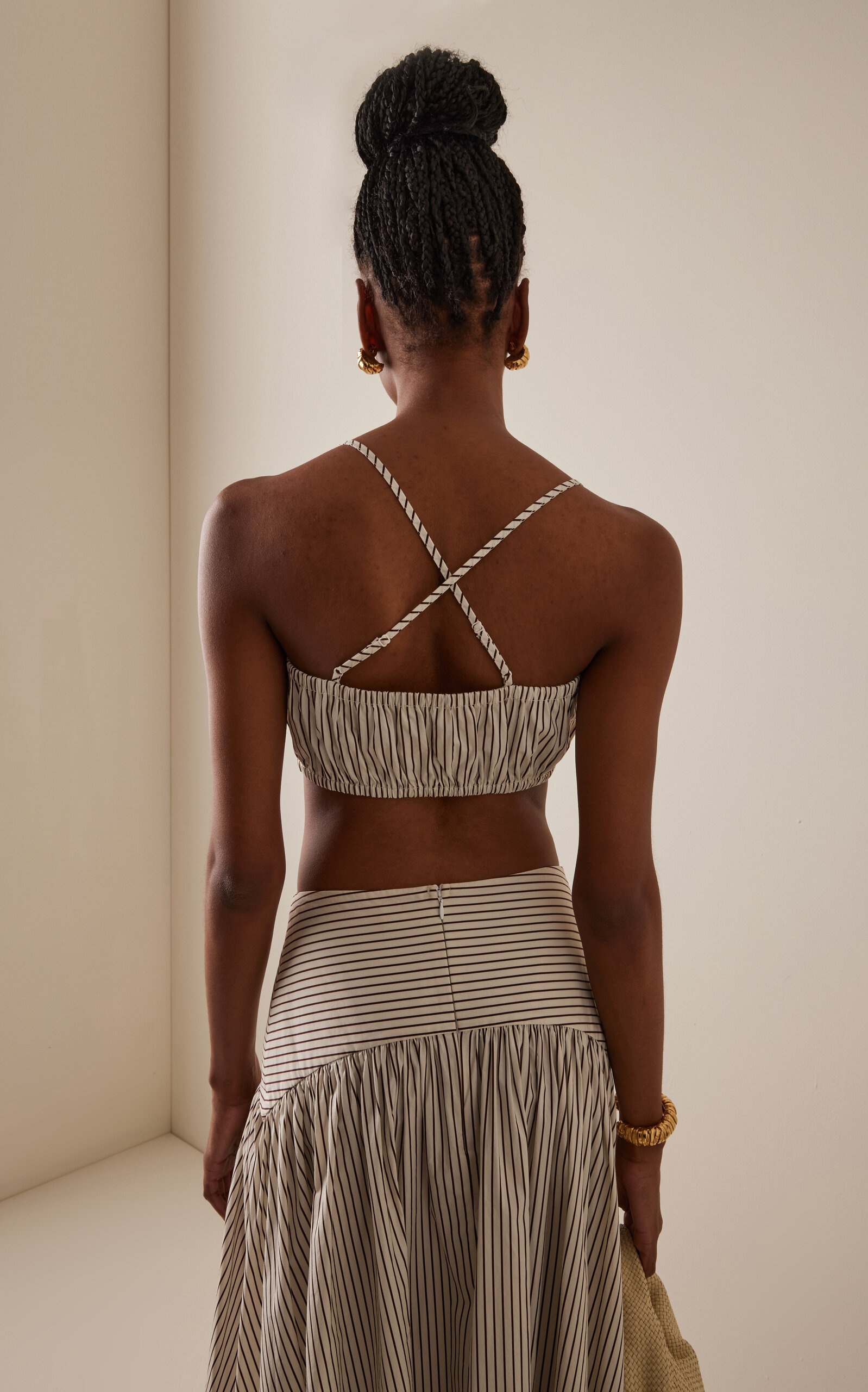 Hammock Striped Cotton Top ivory - 4