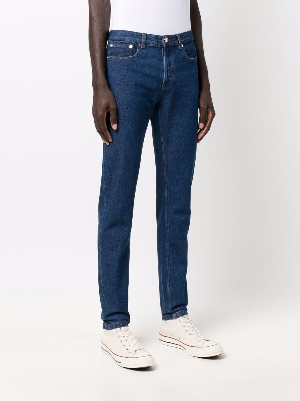 mid-rise slim-fit jeans - 3