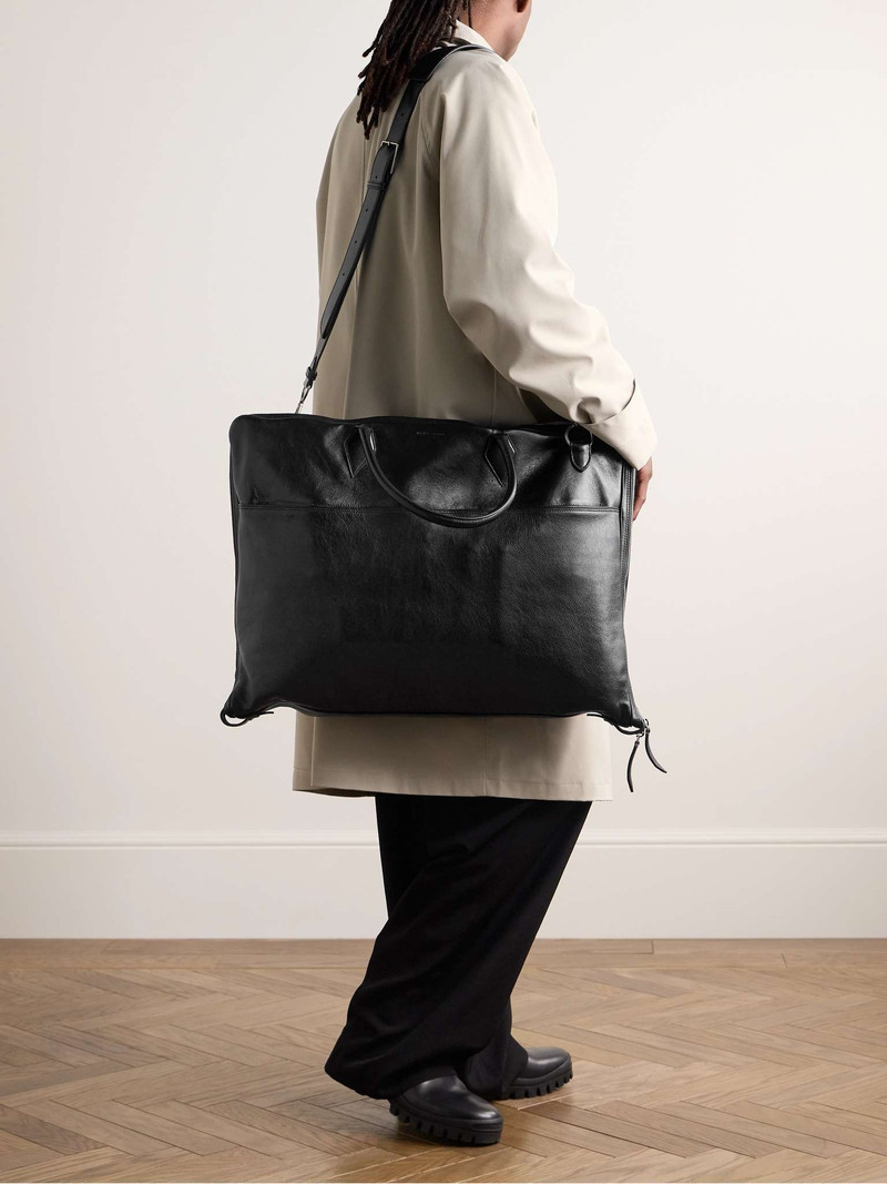 MÉTIER Closer Full-Grain Leather Suit Carrier outlook