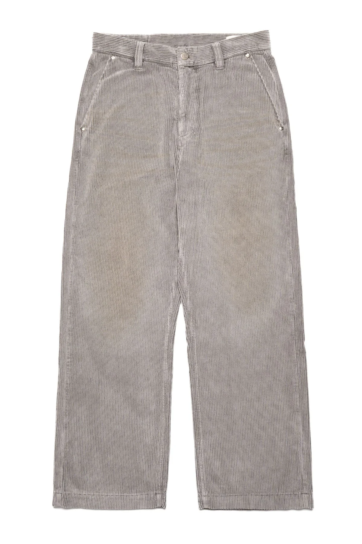 Cord Trousers - Stained Grey - 1