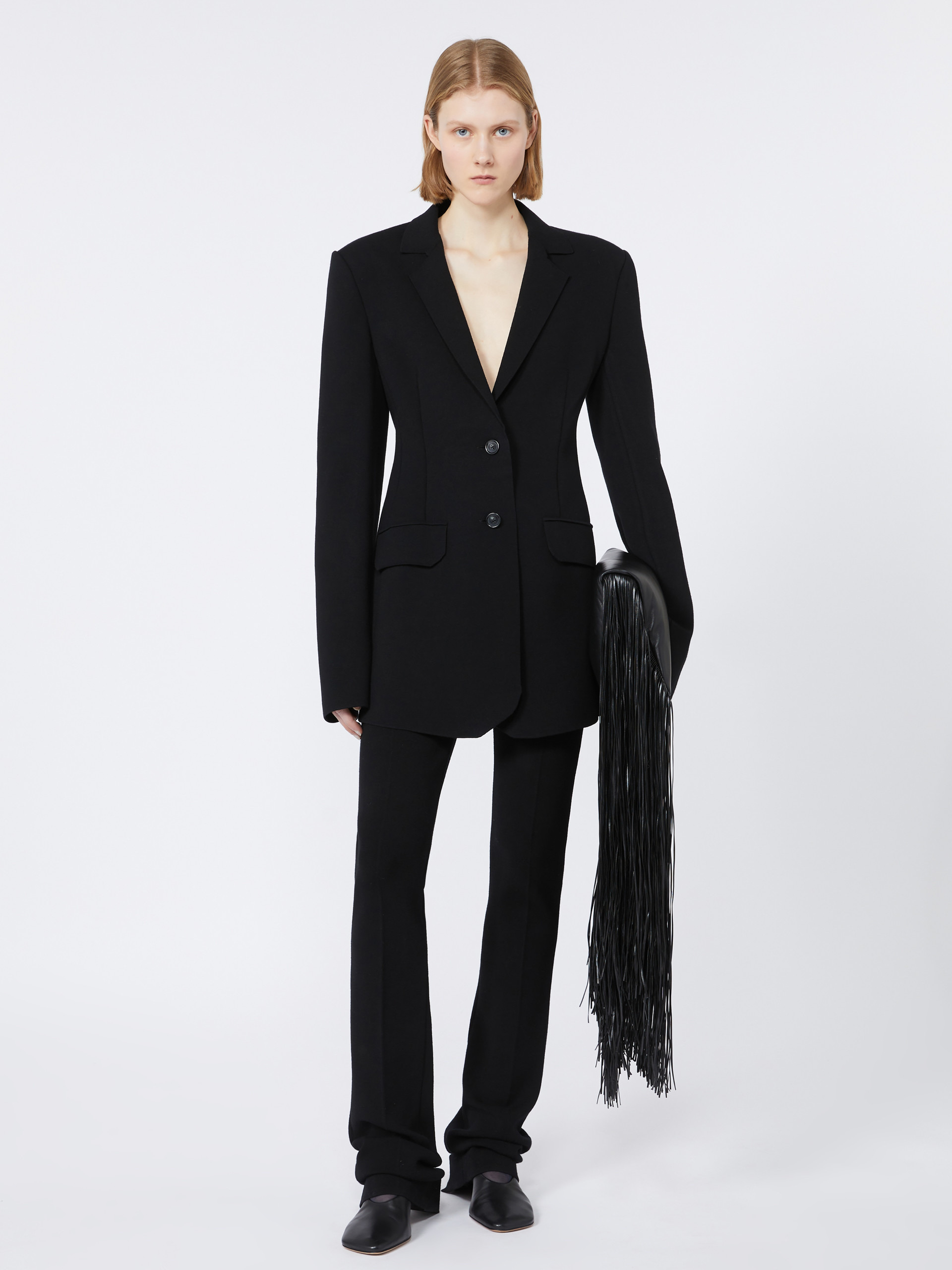 BINGO1234 Stretch viscose knit blazer - RUNWAY - 2