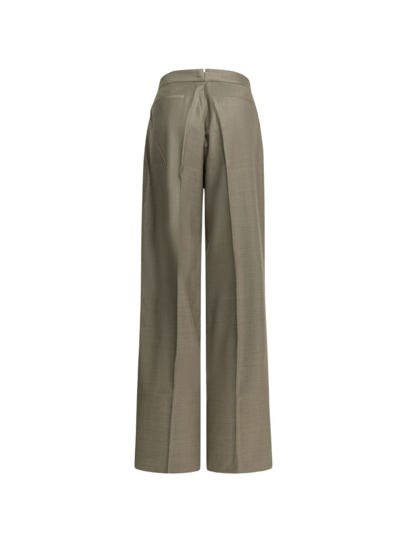 Bogart pleated wide-leg trousers 4