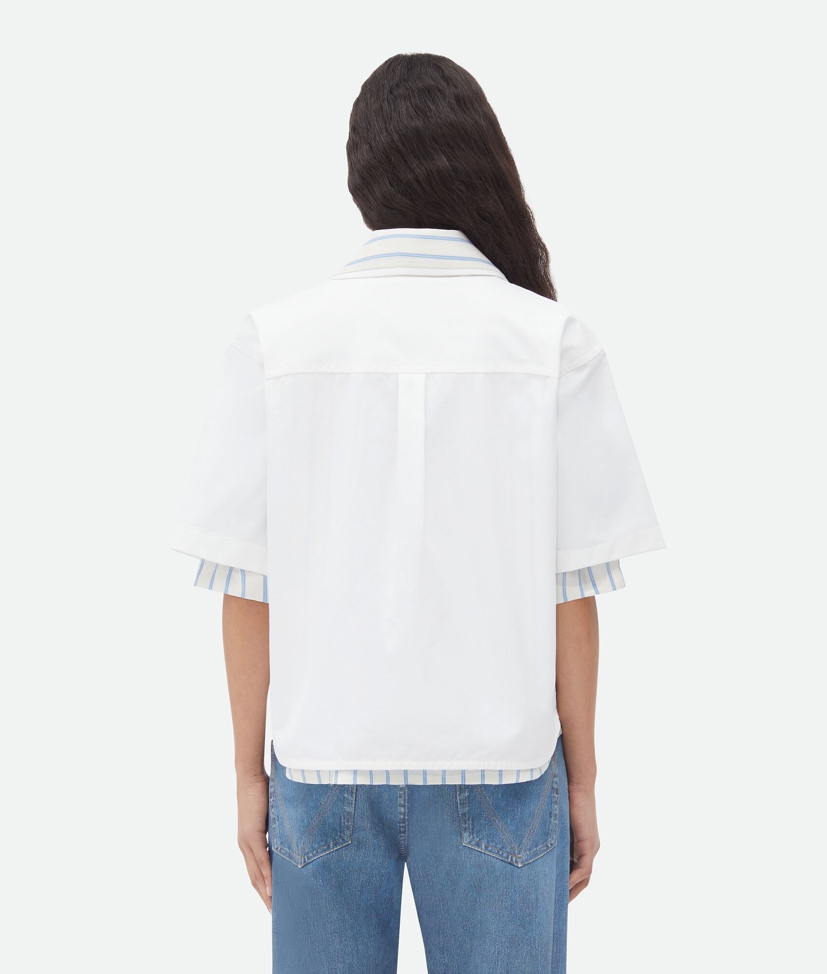 Double Layer Cotton And Silk Shirt - 3