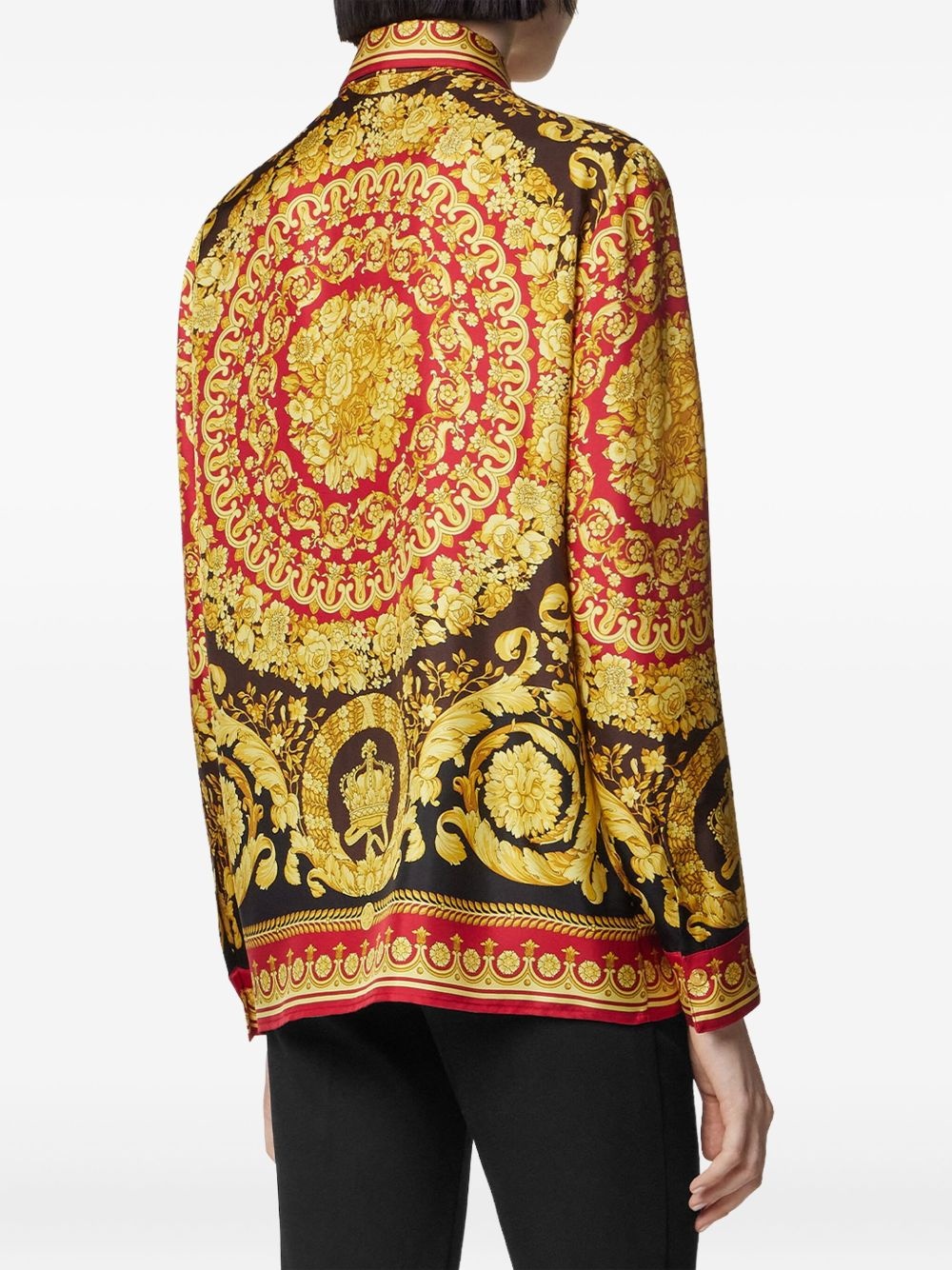 Barocco silk shirt - 3