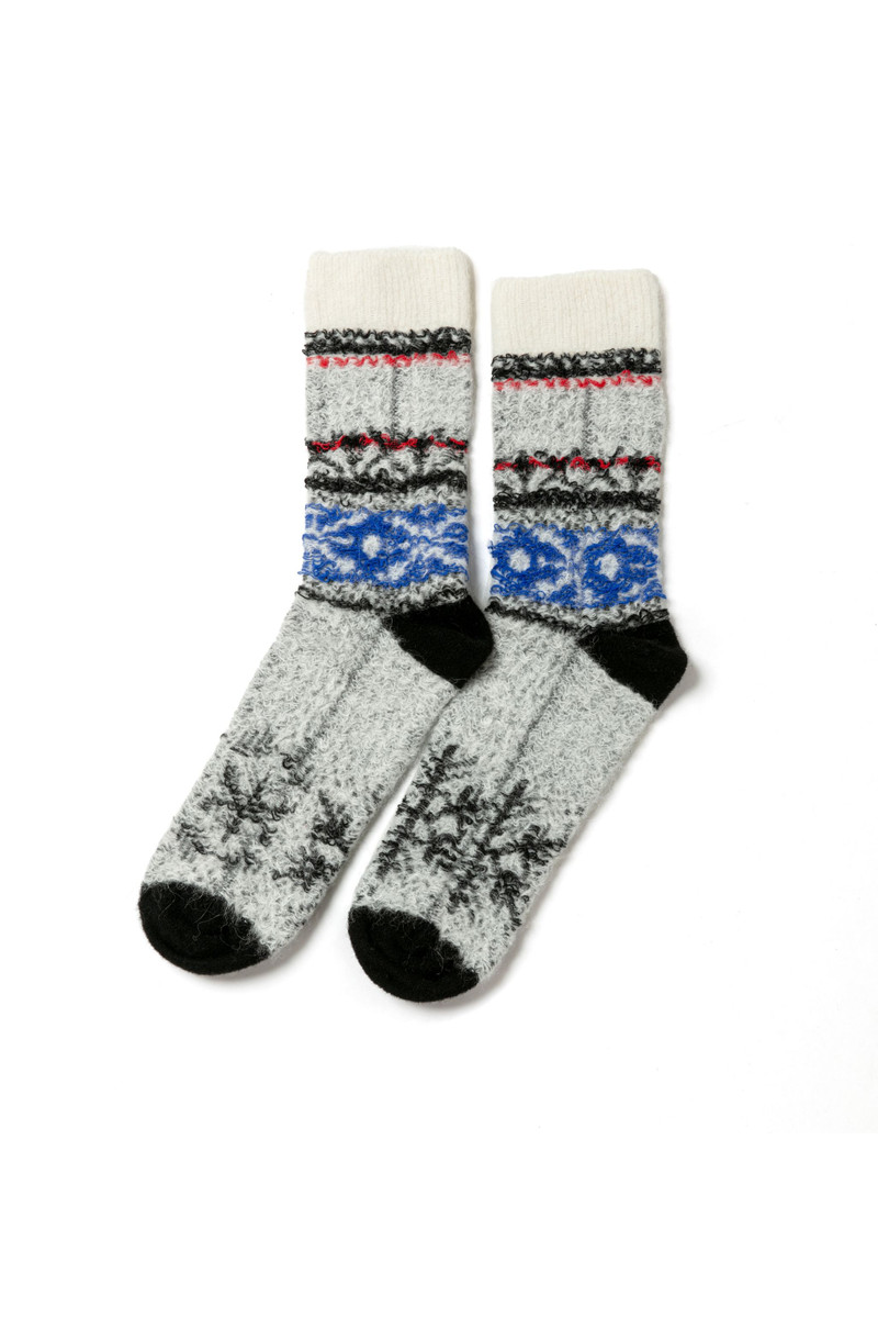 Pattern Knit Jacquard Socks 1
