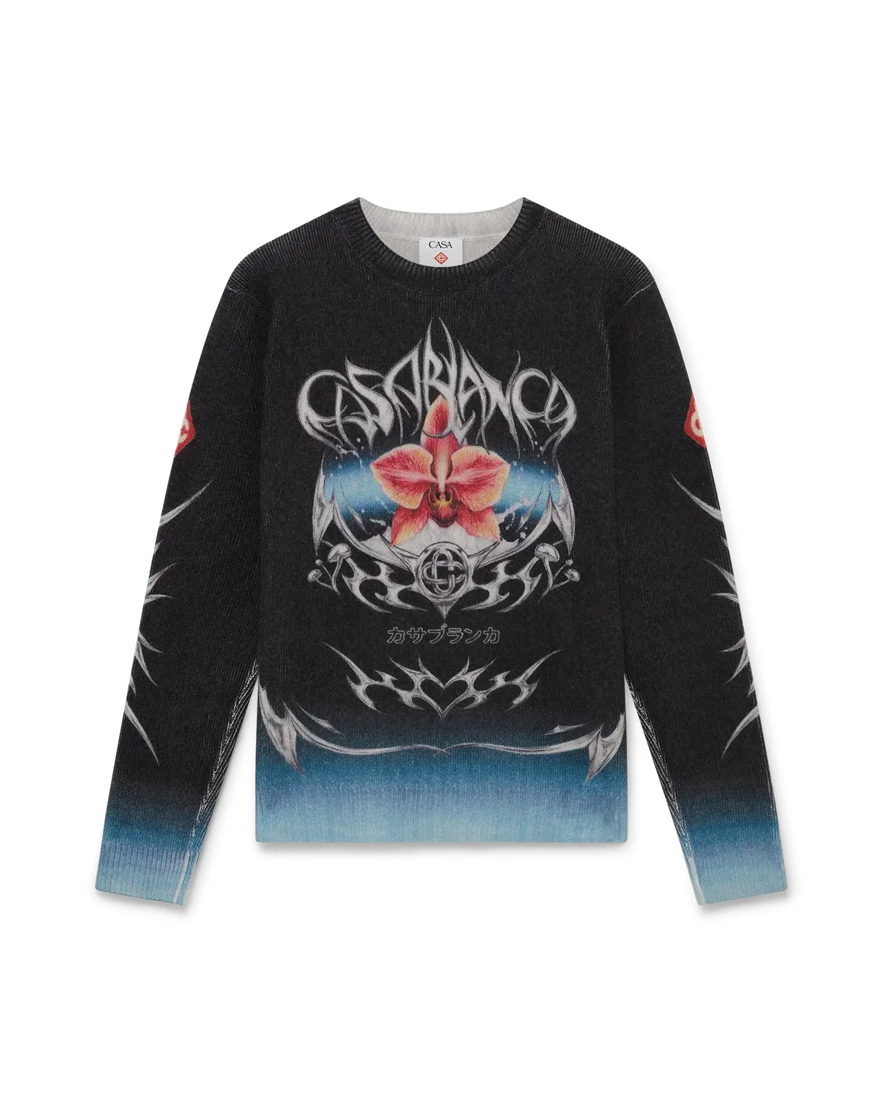 Blades Cashmere Blend Jumper | Casablanca Paris - 1