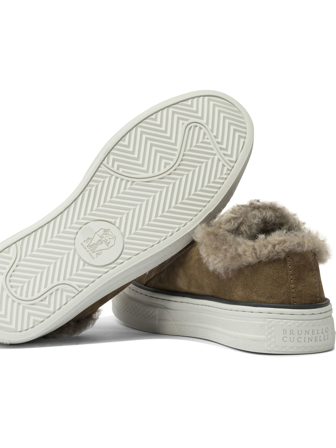 Brunello Cucinelli Women Suede Sneakers With Jewel Detailing - 5