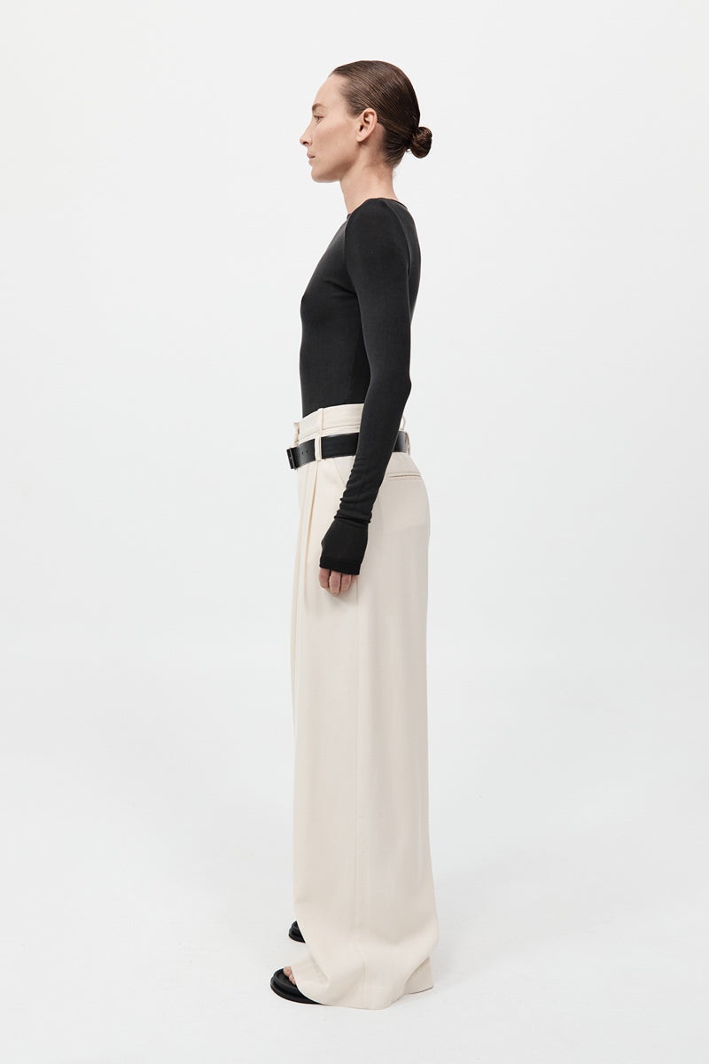 Double Loop Pants - Off White - 5