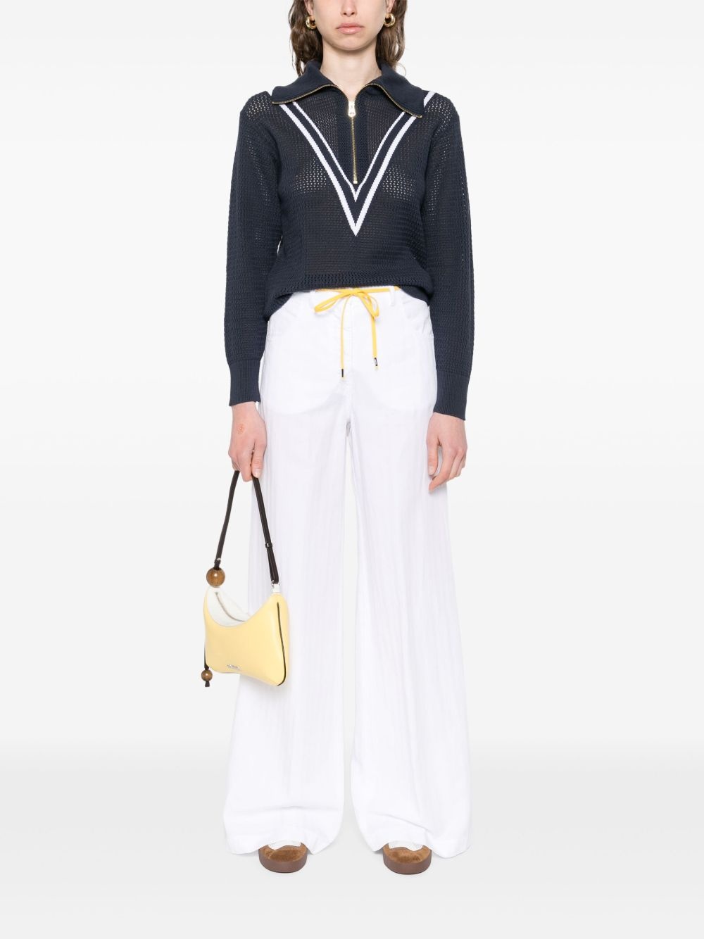 herringbone trousers - 2