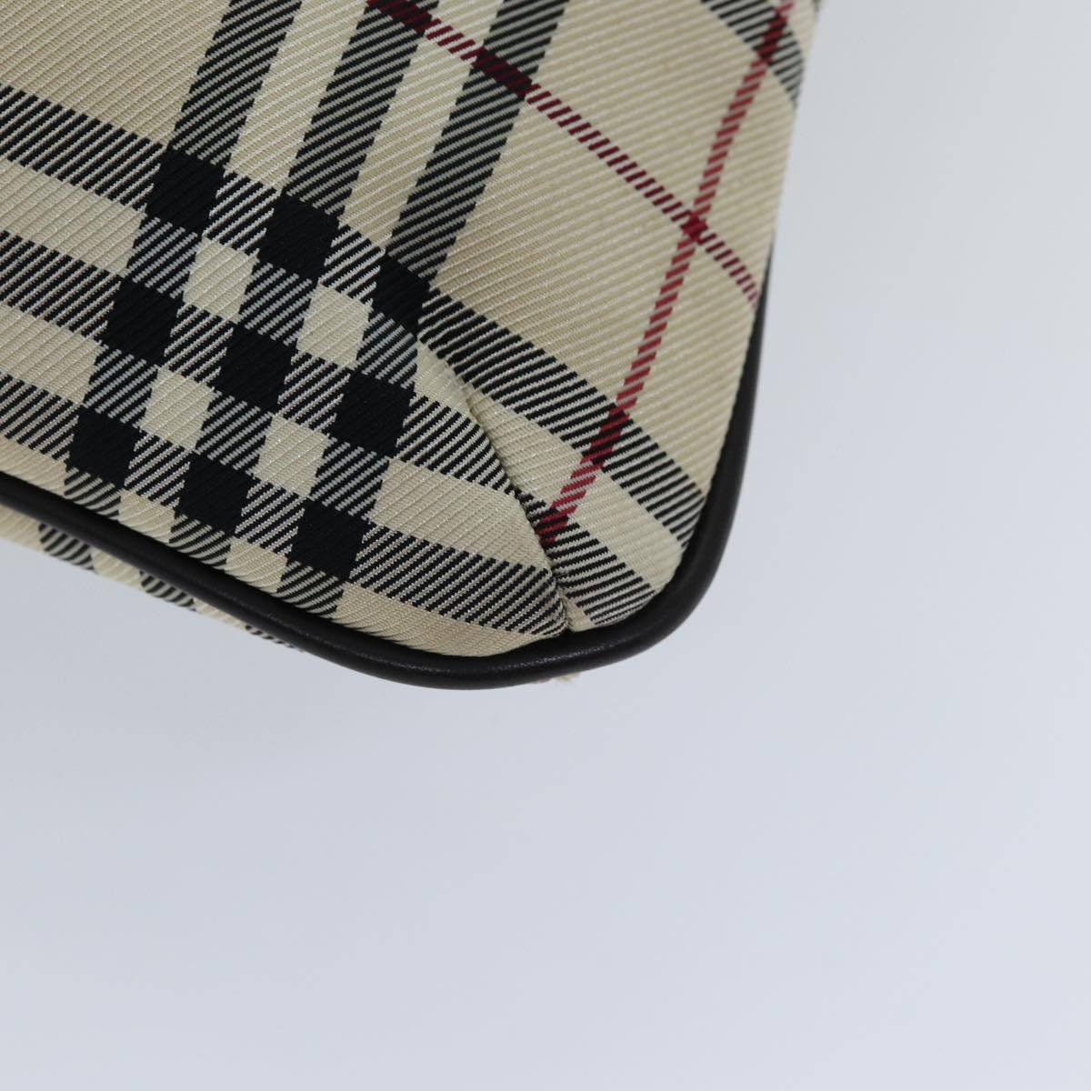 Burberry Nova Check Hand Bag Canvas Beige - 14
