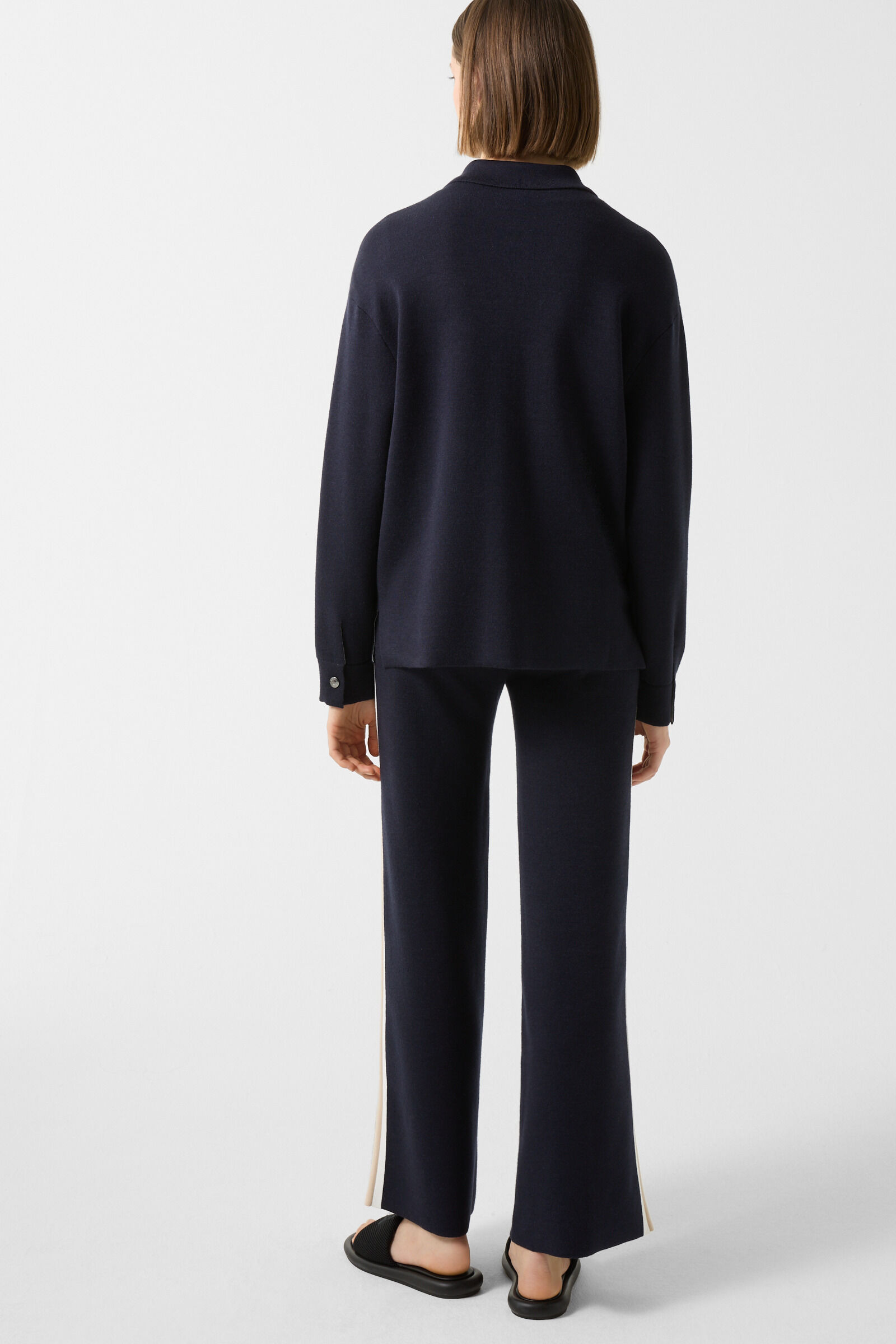 Icaria Knit jacket in Navy blue - 3