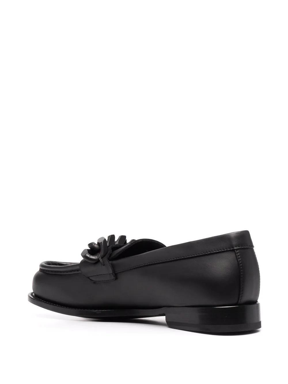 tonal-chain loafers - 3