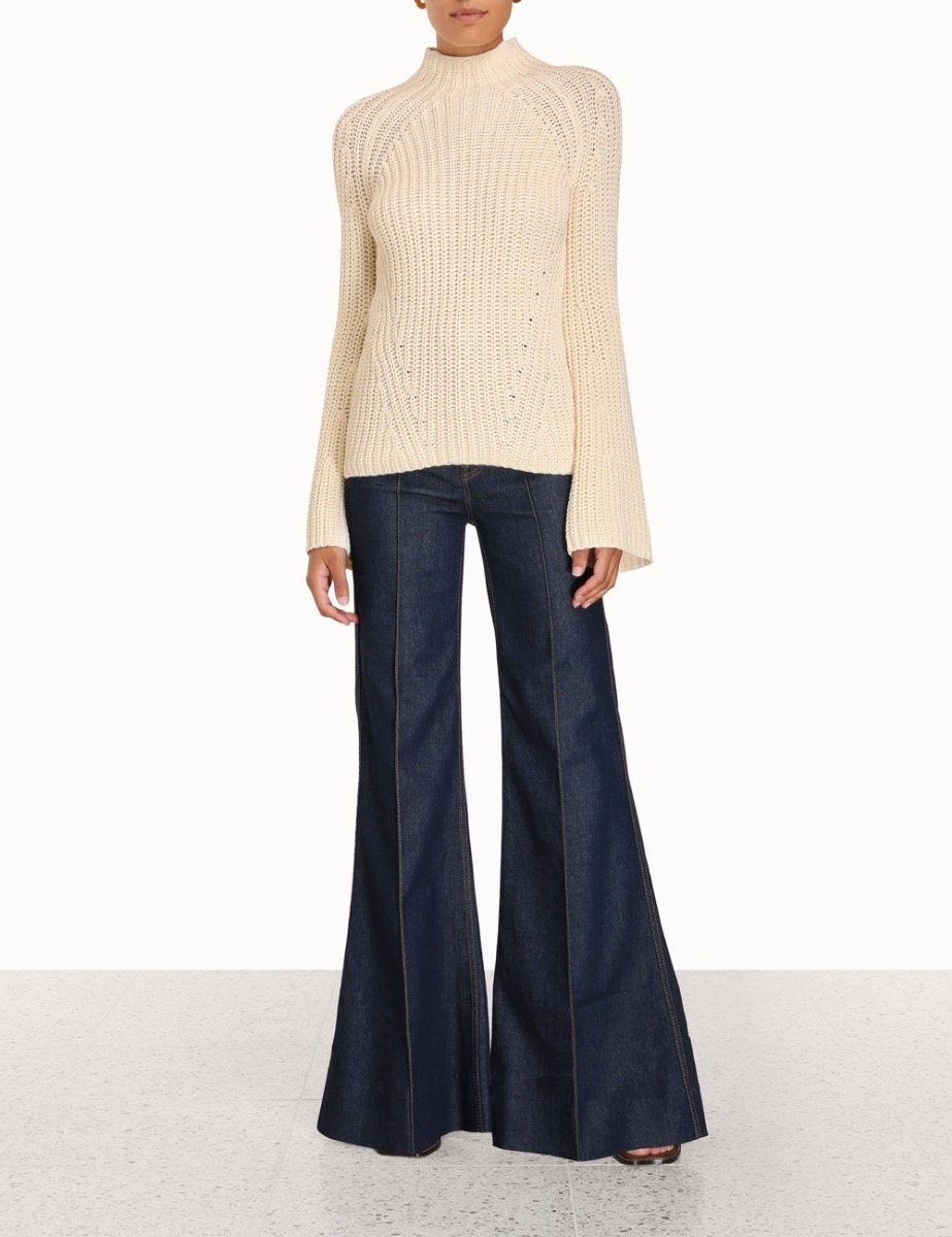 WONDERLAND FUNNEL NECK SWEATER - 2