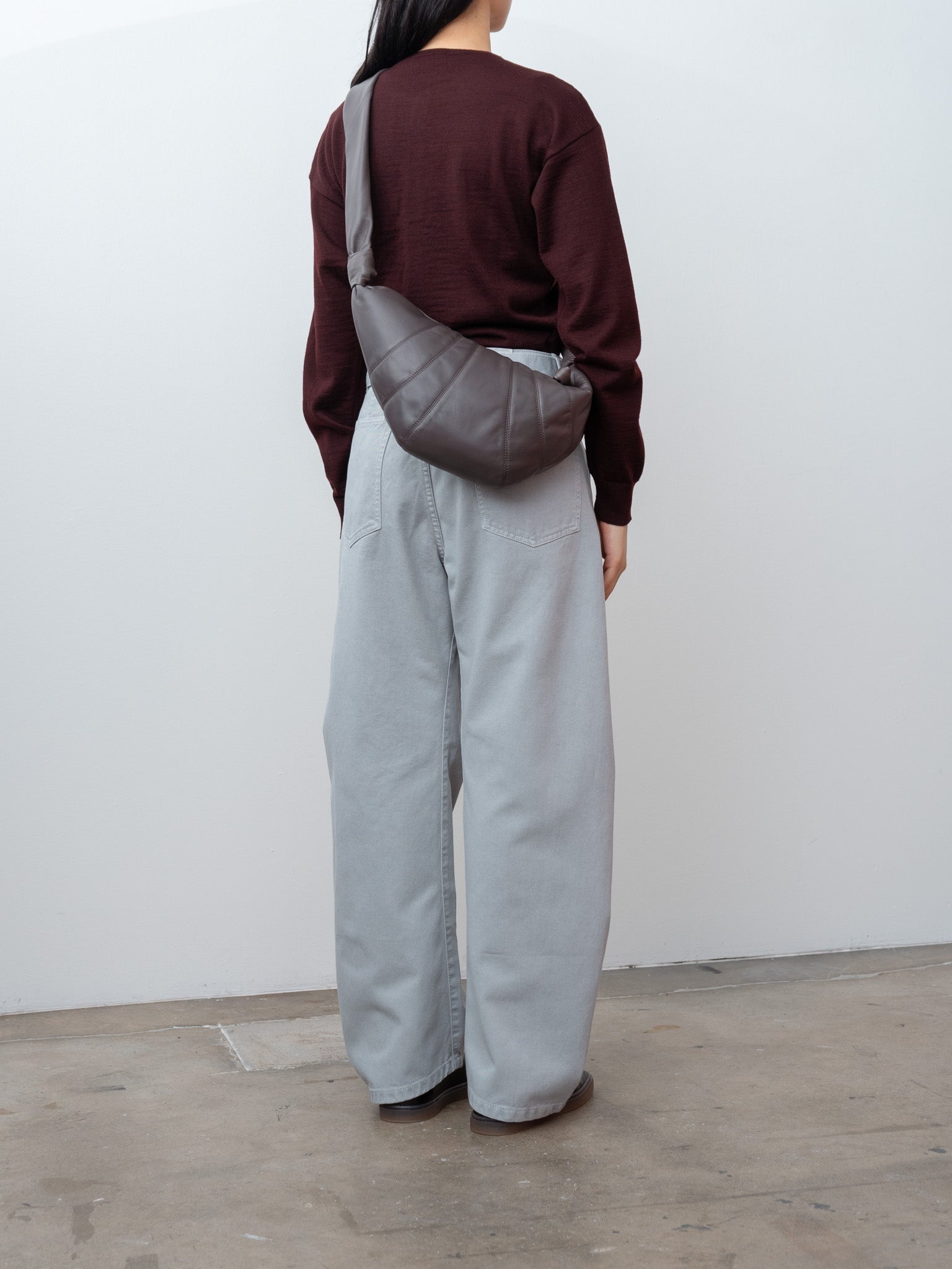 Fitted Cardigan - Dark Plum - 3