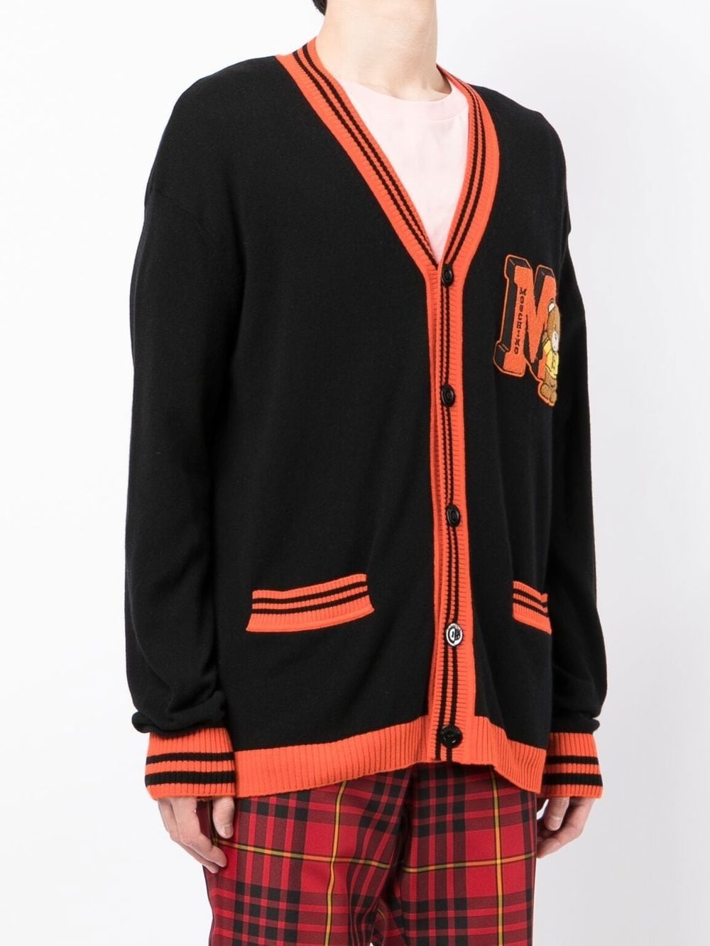 EMBROIDERED TOY-BEAR PATCH CARDIGAN - 3
