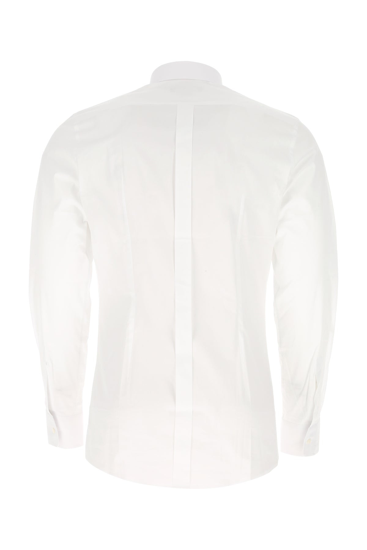 White stretch poplin shirt - 2