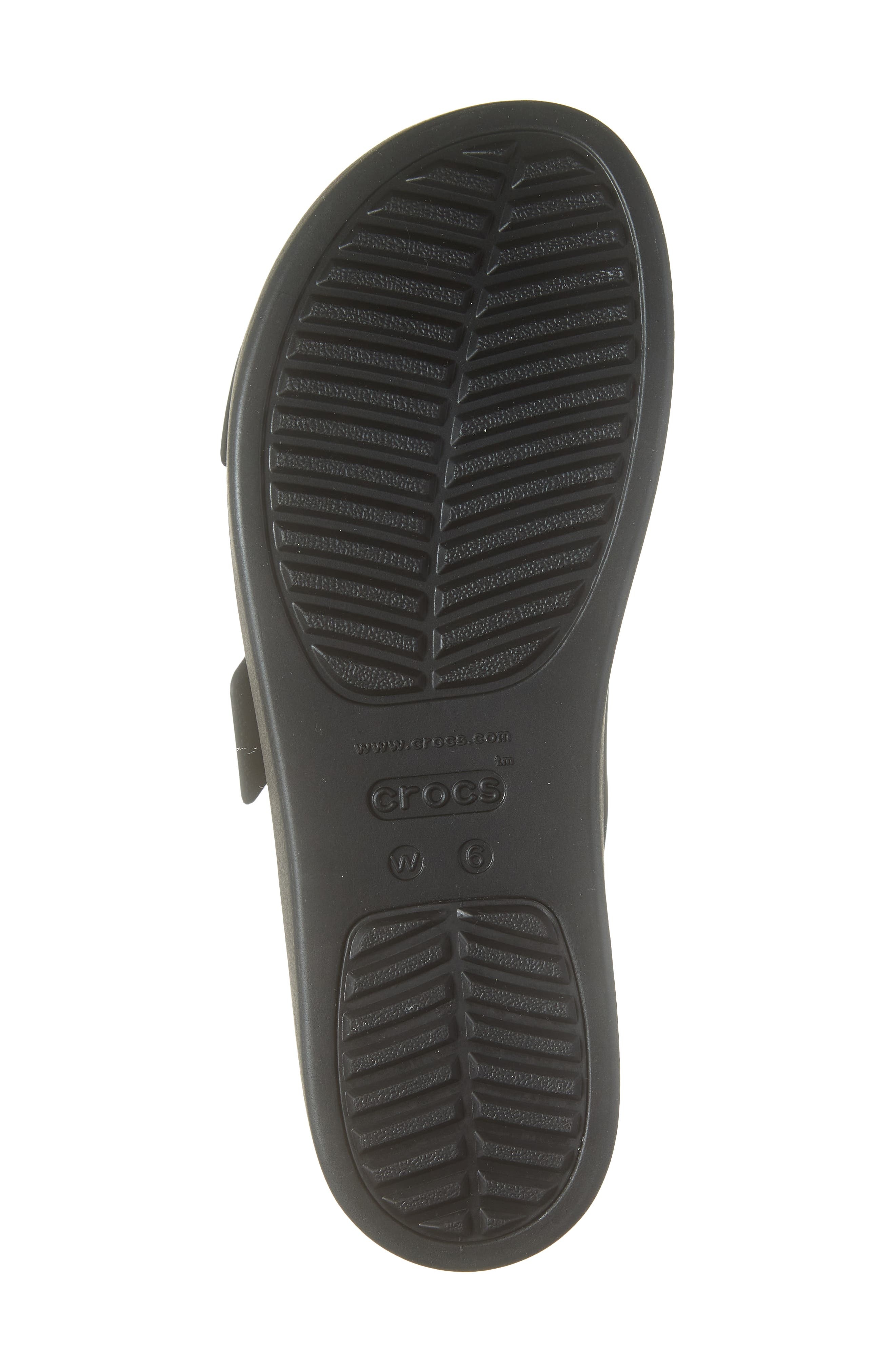 CROCS Brooklyn Wedge Slide Sandal in Black at Nordstrom - 6