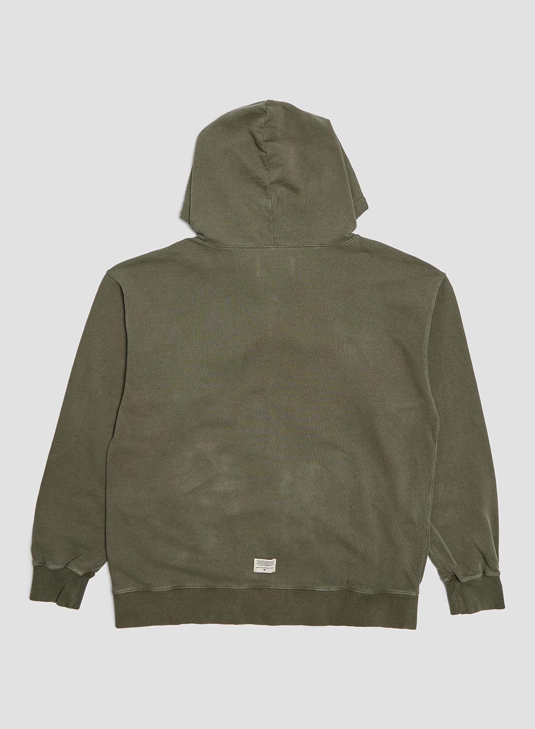 Embroidered Arrow Zip Hoodie in USMC Green - 3