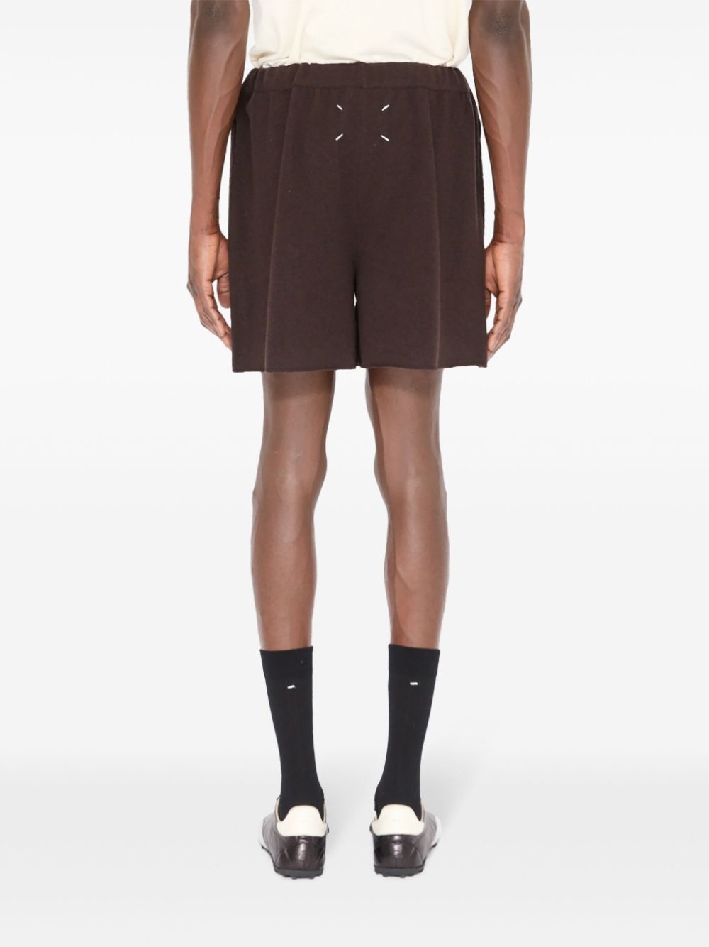 four-stitch logo track shorts - 4