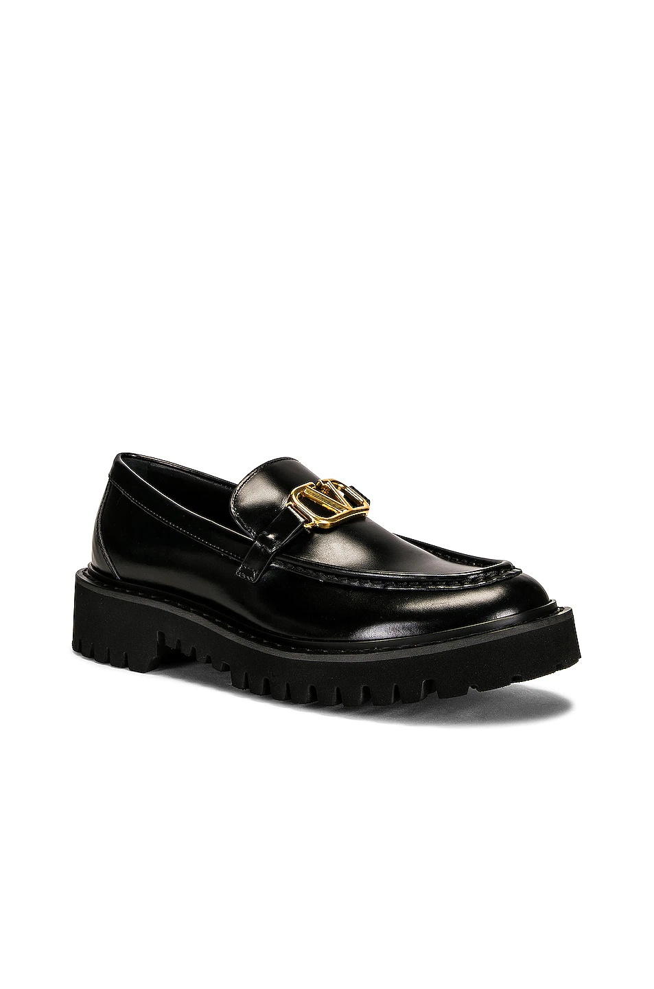 Signature V Logo Loafers - 2