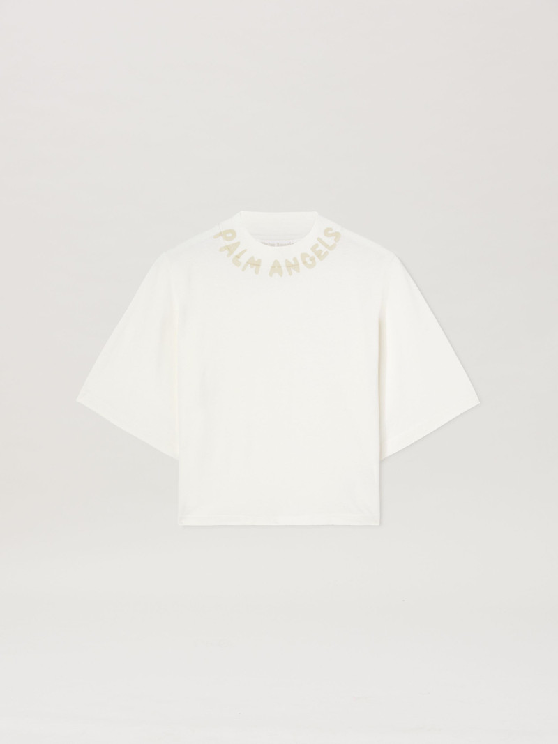Curvedl Logo embroidered cropped sweatshirt 1