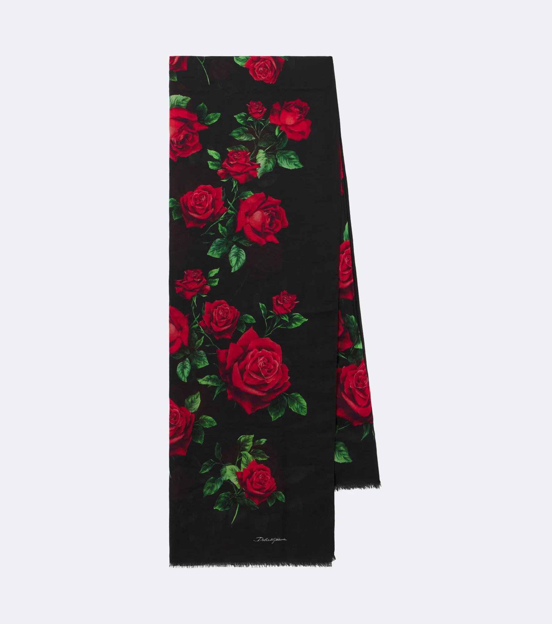 Floral silk scarf - 1