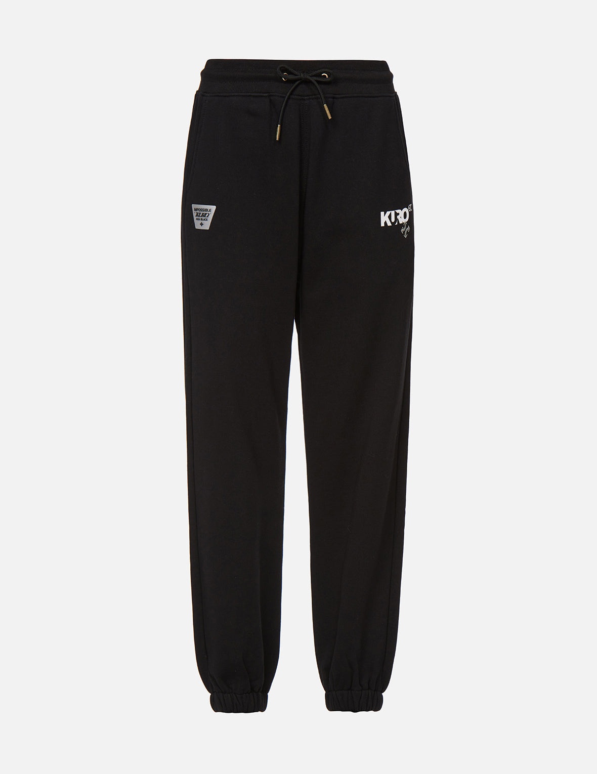 Triple Seagull Print and Embroidery Sweatpants - 1