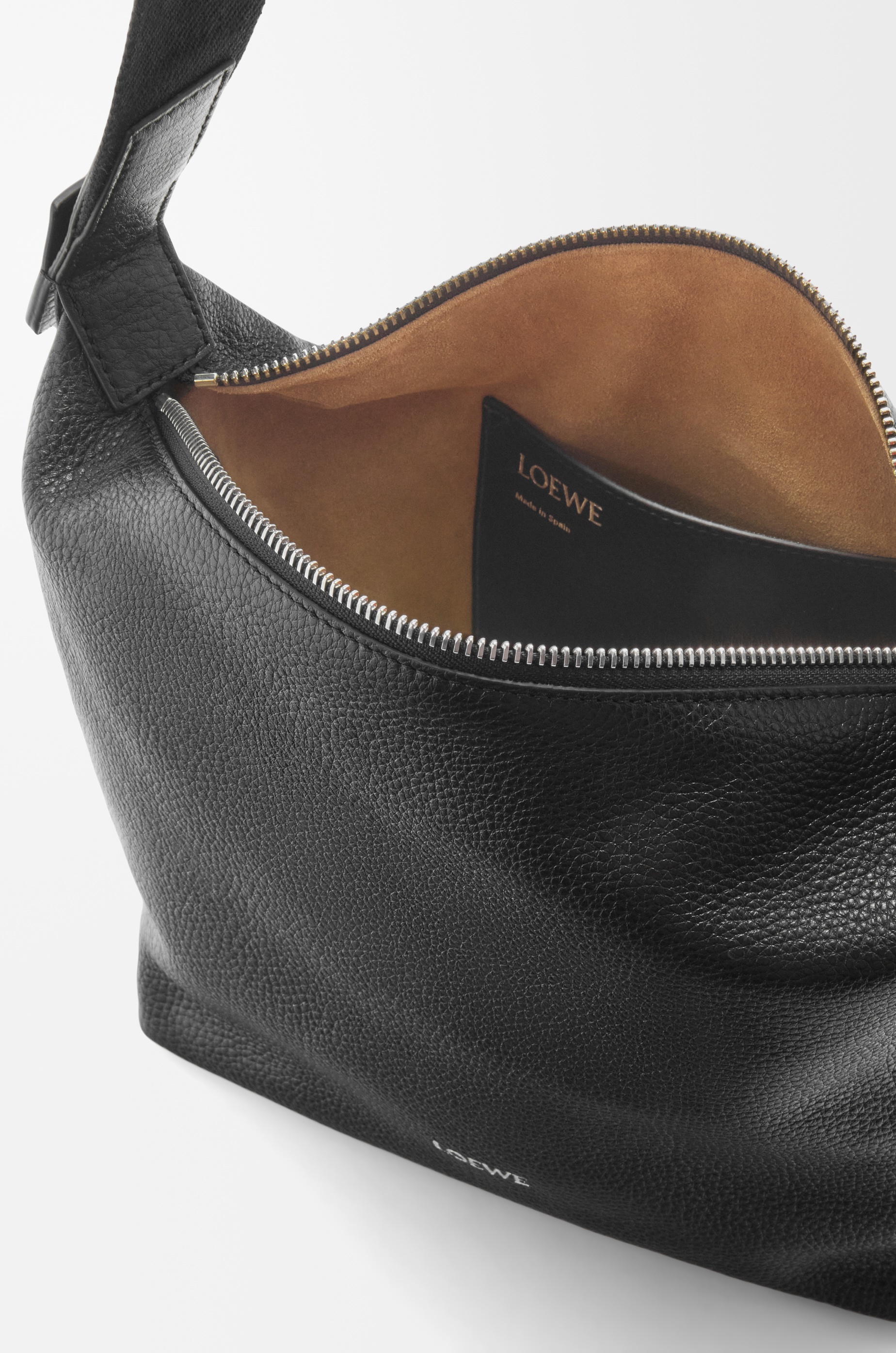 Small Cubi crossbody bag in supple grained calfskin - 4