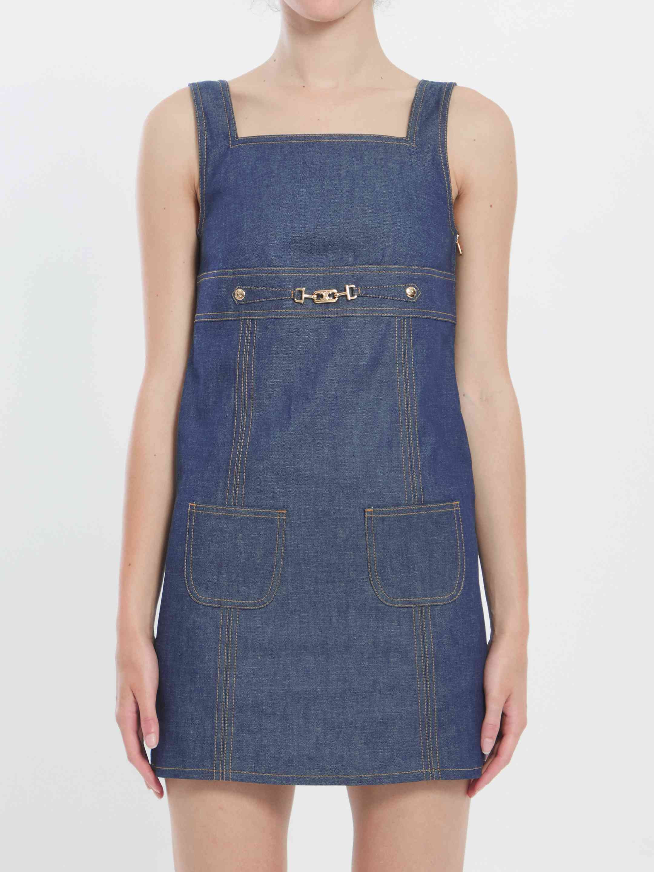 Celine Women Triomphe Mini Dress - 1