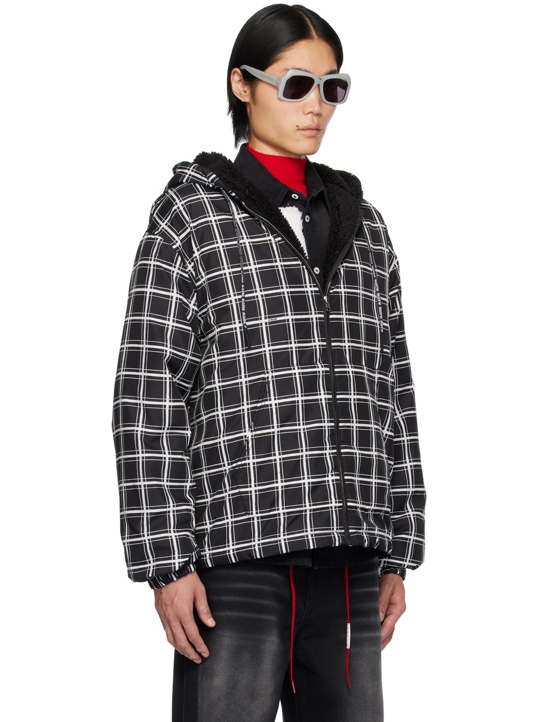 Black Check Jacket - 2