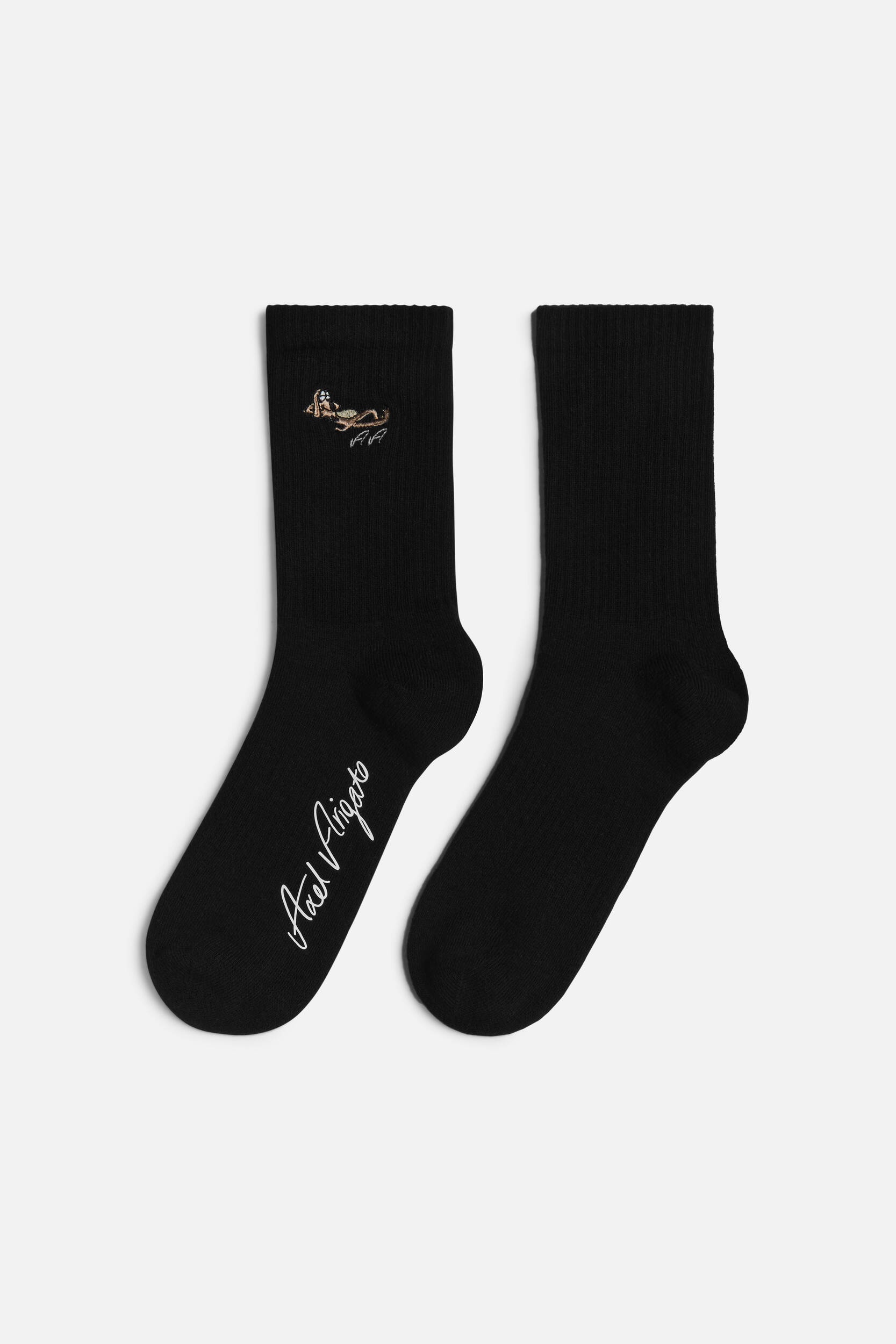 Wes Embroidered Socks - 2