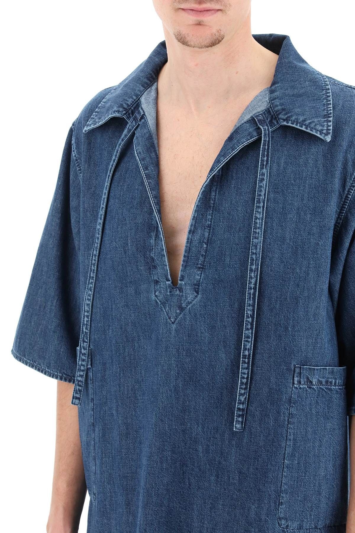 DENIM TUNIC SHIRT - 5