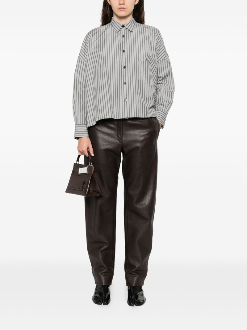 Yohji Yamamoto striped button shirt outlook