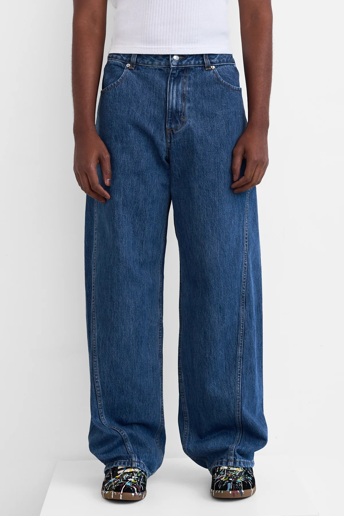 Eckhaus Latta Bend Jeans Vintage Indigo - 3