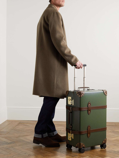 Globe-Trotter Check-In Leather-Trimmed Trolley Case outlook