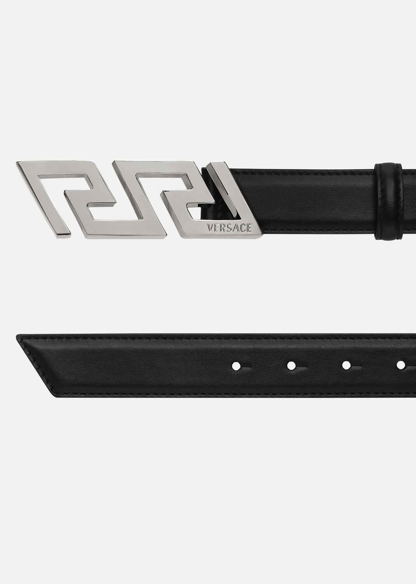 La Greca Leather Belt - 3