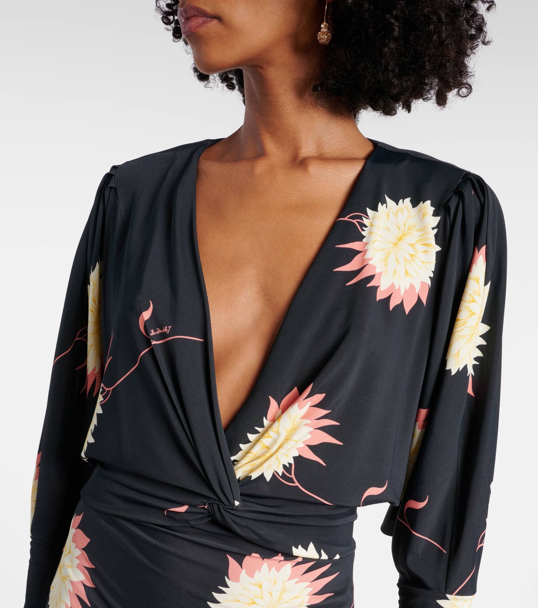 XX floral jersey maxi dress - 4