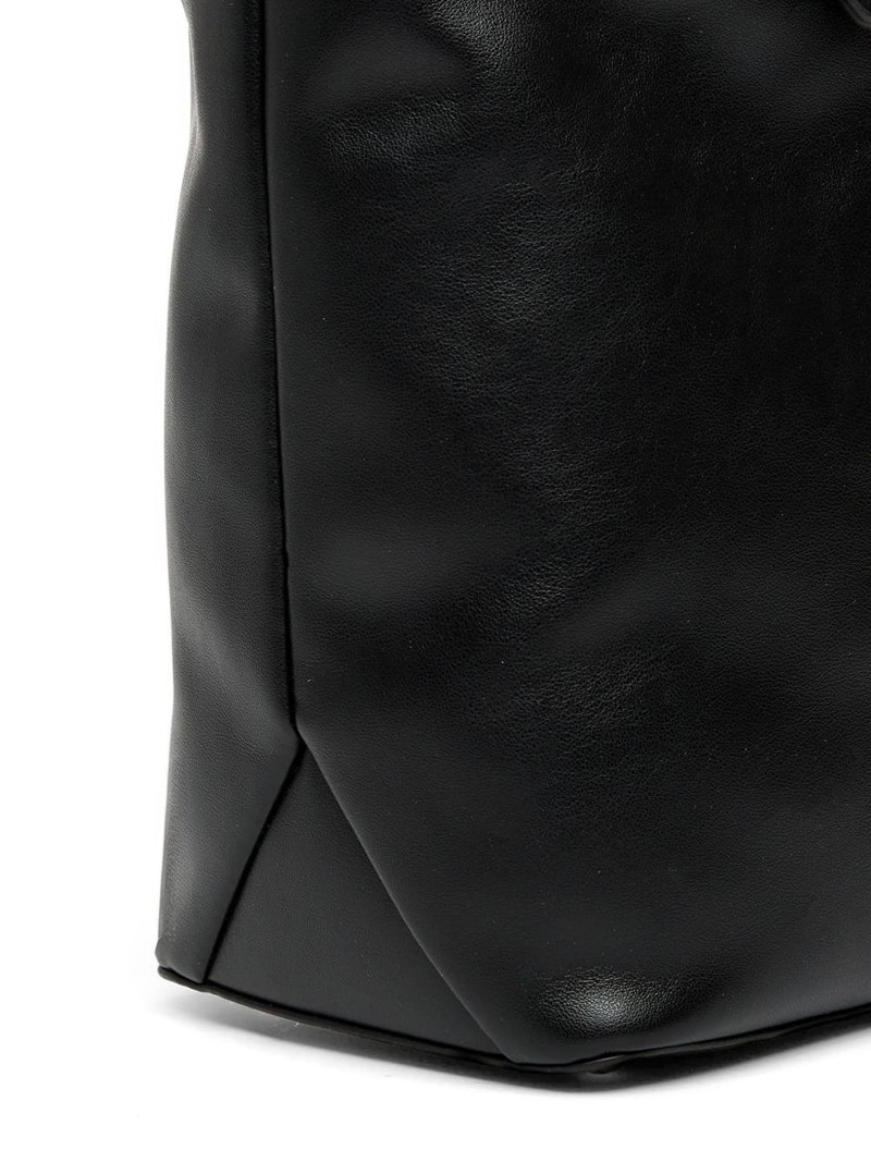logo-plaque padded tote bag 3